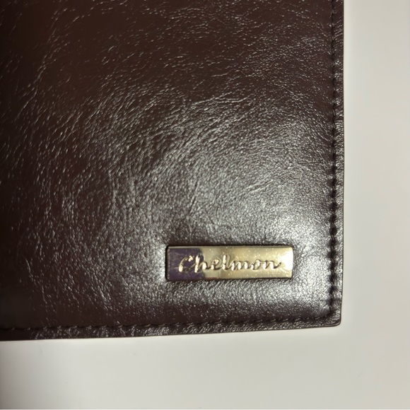Chelmon Leather RFDI BLOCKING genuine leather wallet/card holder dust jacket NIB - Picture 3 of 13